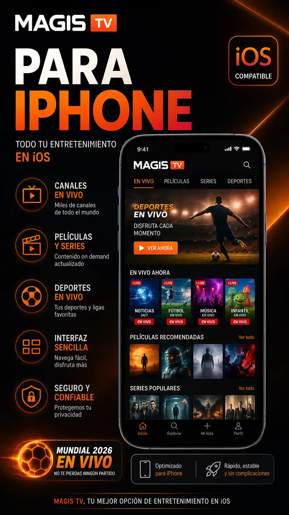 Magis tv Iphone