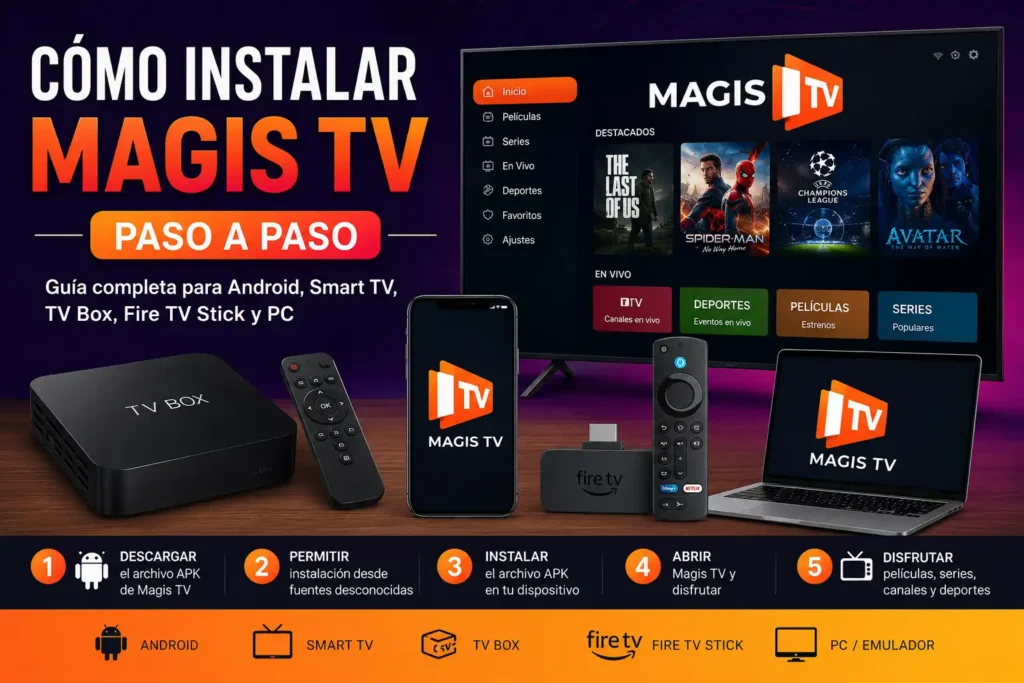 Cómo instalar Magis TV