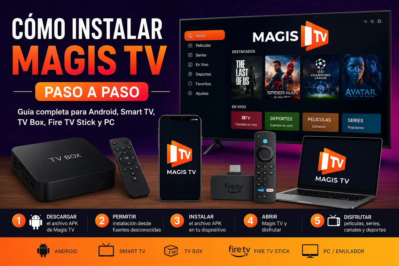 Cómo instalar Magis TV