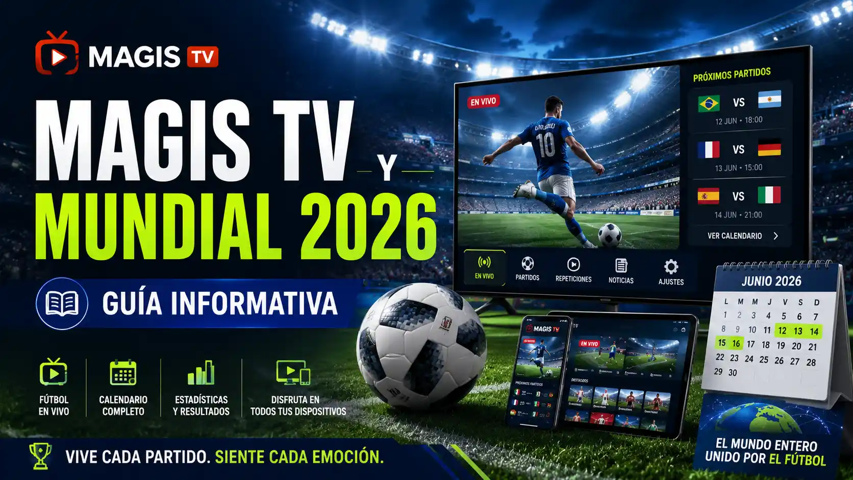 Magis TV Mundial 2026 en vivo